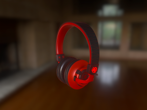gaming headphones Model 3D