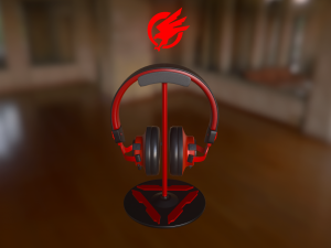 gaming headphones Model 3D