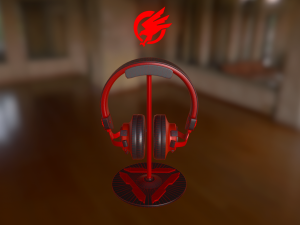 gaming headphones Model 3D