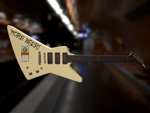 gibson explorador 1984 Modelo 3D