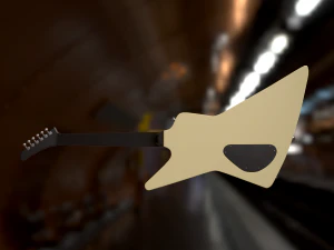 gibson explorador 1984 Modelo 3D