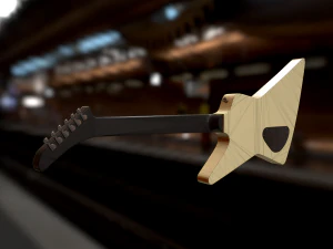 gibson explorador 1984 Modelo 3D