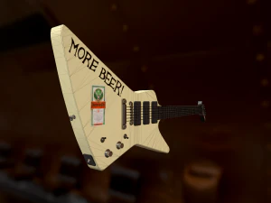 gibson explorador 1984 Modelo 3D