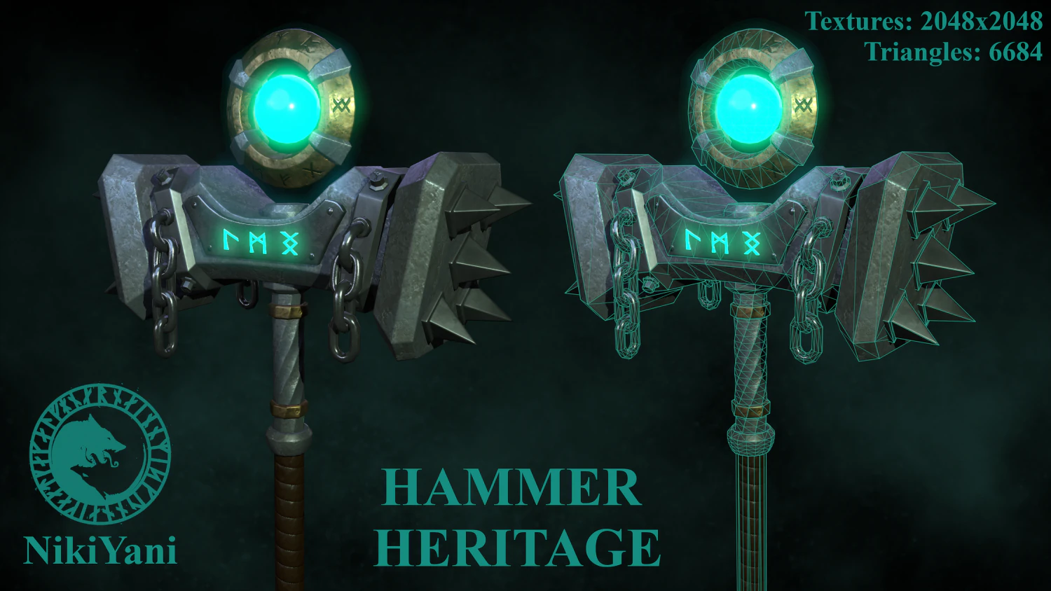 hammer heritage 3D Model .c4d .max .obj .3ds .fbx .stl .blend 