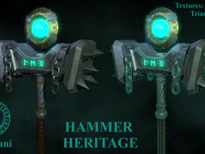 warisan palu Model 3D