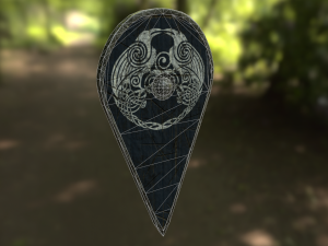 knights shield Modèle 3D
