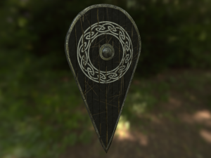 knights shield 3D Model