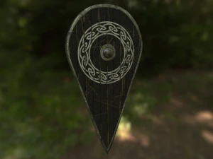 기사의 방패 3D 모델