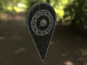 knights shield 3D 模型