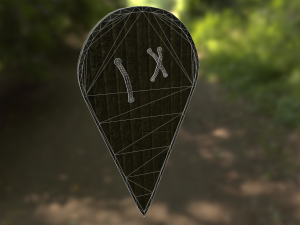 knights shield 3D 模型