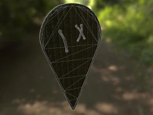knights shield 3D Model