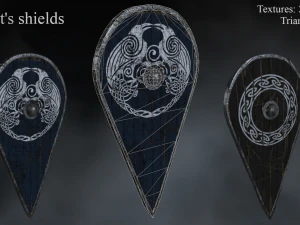 knights shield 3D Model
