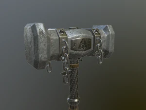 medieval ancient hammer 3D Model
