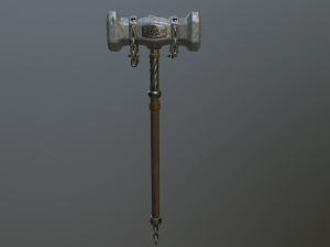 medieval ancient hammer 3D Model