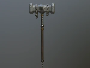 medieval ancient hammer 3D Model