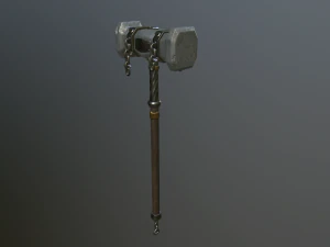 medieval ancient hammer 3D Model