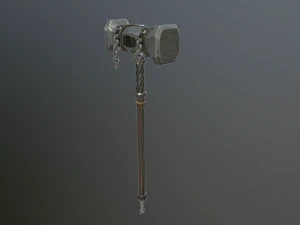 medieval ancient hammer 3D Model