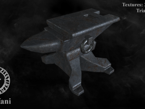 medieval anvil Model 3D