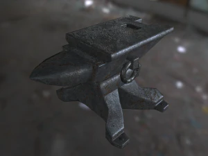 bigorna medieval Modelo 3D