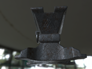 medieval anvil 3D 模型