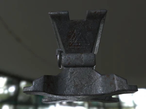 bigorna medieval Modelo 3D