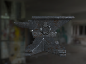 medieval anvil 3D 模型