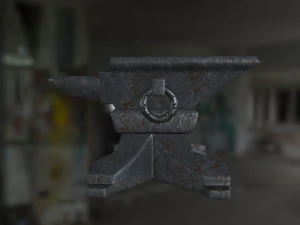 bigorna medieval Modelo 3D