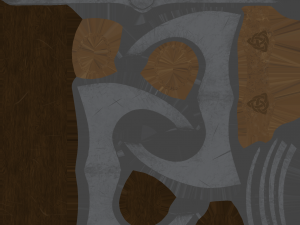 medieval battle poleaxe Modello 3D