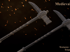 medieval beak 3D मॉडल