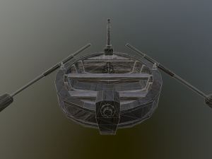 medieval boat Model 3D