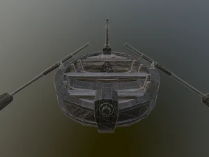 medieval boat 3D Model