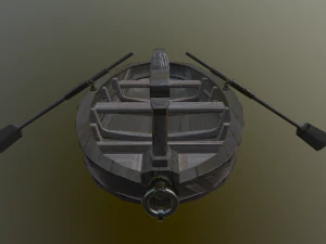medieval boat 3D Model