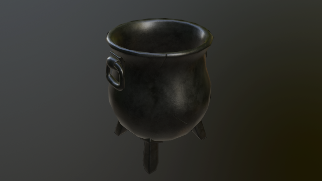 medieval boiler Modelo 3D .c4d .max .obj .3ds .fbx .stl .blend 