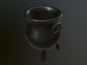 medieval boiler Modelo 3D