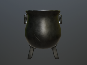 medieval boiler Modelo 3D