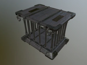 medieval cage 3D Model