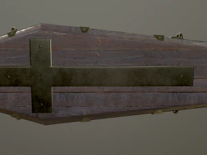 medieval coffin 3D Model