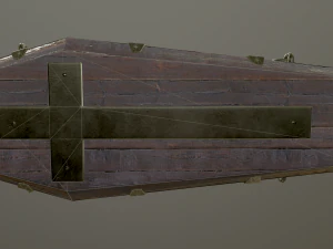 medieval coffin 3D Model