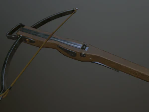 ballesta medieval Modelo 3D