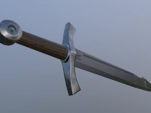 medieval falchion 3D Model