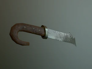 medieval falchion 3D Model