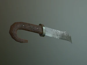 medieval falchion 3D Model