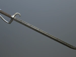 medieval falchion 3D Model