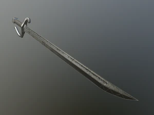 medieval falchion 3D Model