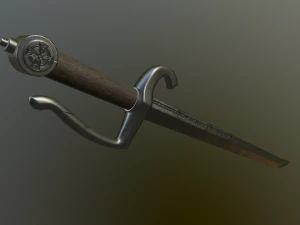 medieval falchion 3D Model