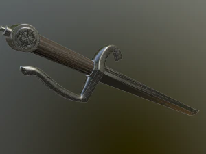 medieval falchion 3D Model