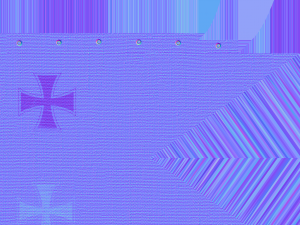 medieval flag on the spear 3D 模型