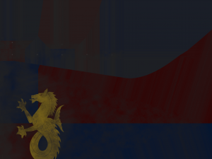 medieval flag on the spear 3D Model