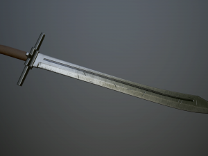 medieval grossmesser 3D Model