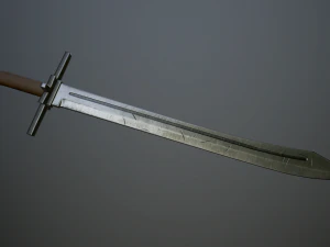 medieval grossmesser Modelo 3D